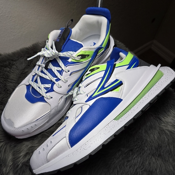 FILA Sandenal White Leather Lifestyle Men's Sneakers Shoes Big & Tall - Picture 8 of 16